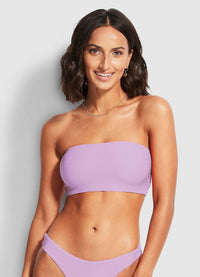 Essentials Tube Bandeau Top Lilac