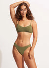 Sea Dive Bralette  Khaki