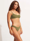 Sea Dive Bralette  Khaki