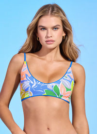 Blush Sporty Top Pool Blue