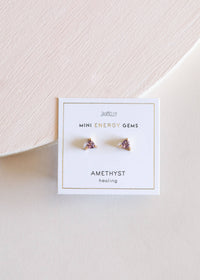 Amethyst Energy Gems Earrings