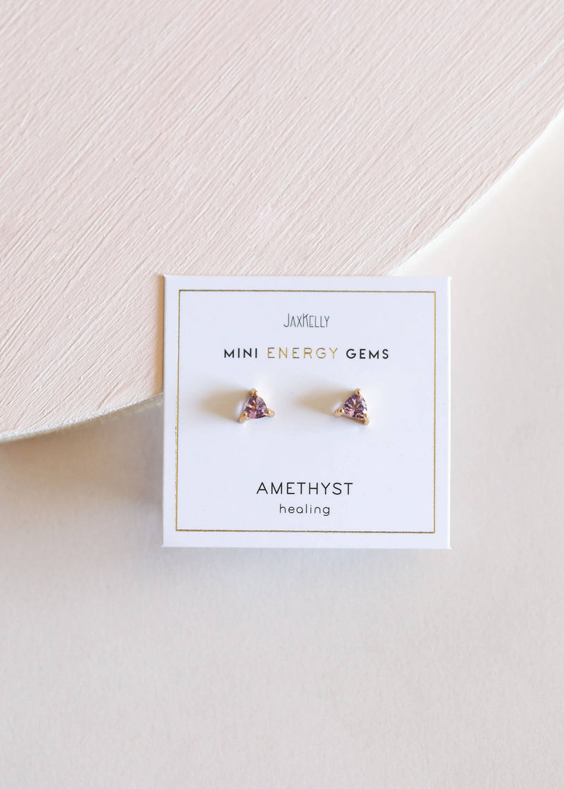 Amethyst Energy Gems Earrings