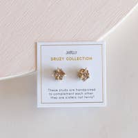 Rose Gold Druzy Earrings