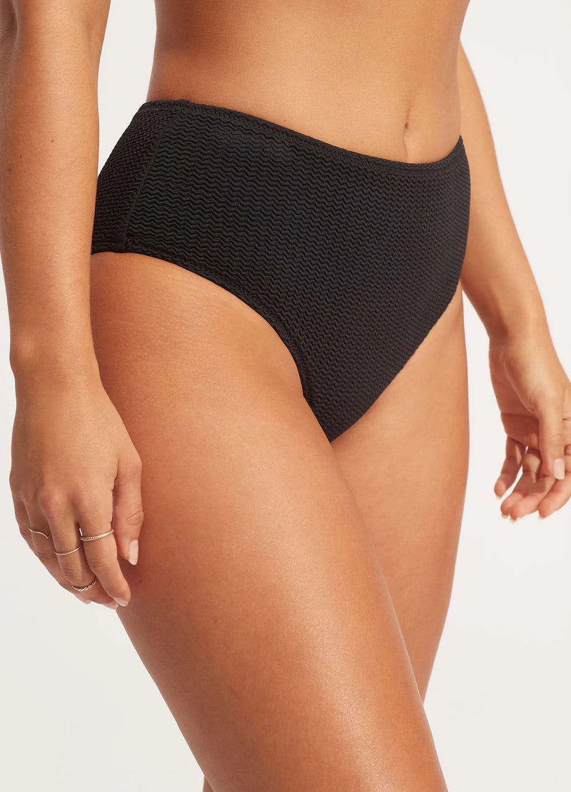 Wide Side Retro Sea Dive Black