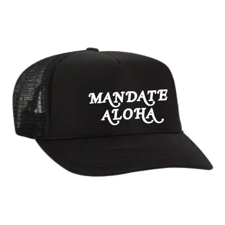 Mandate Aloha Trucker Black