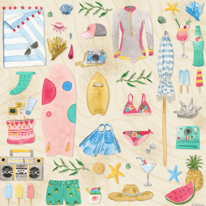Beach Essentials Puzzle