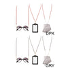 Assorted Suede Mask Lanyard