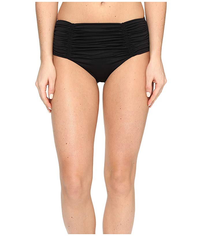 Gathered Front Pant Black