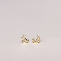 Minimalist Moon Earrings