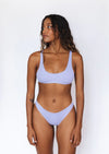 Bonita Top Lavender Ribbed
