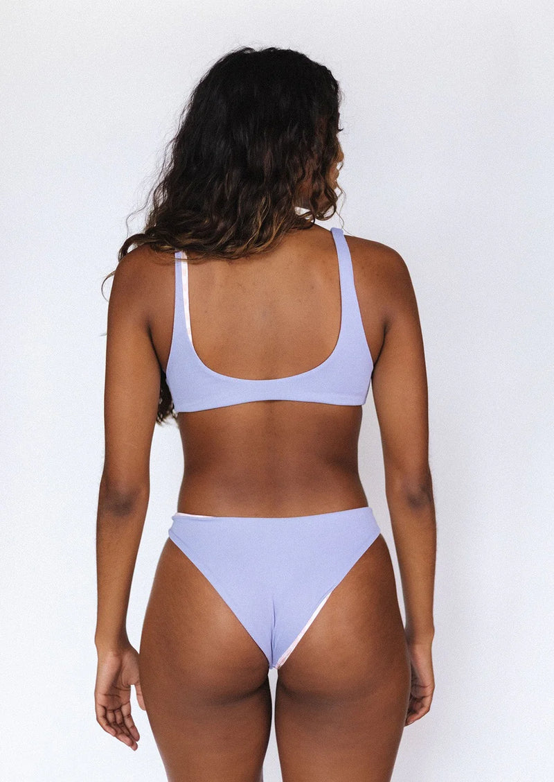 Bonita Top Lavender Ribbed
