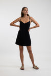 Mini Slip Dress Black