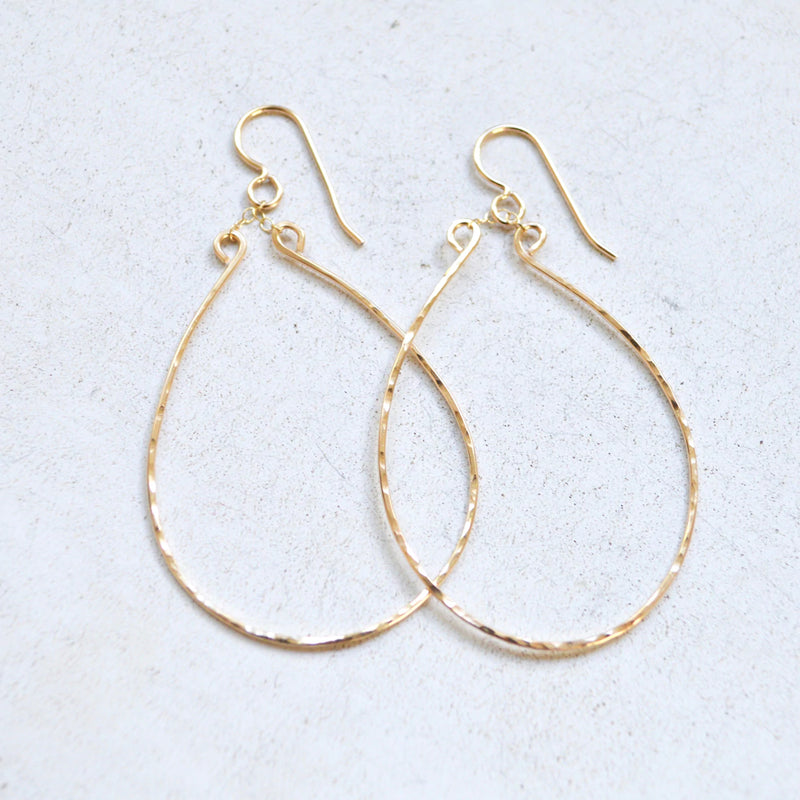 Large Tear Drop Earrings