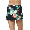 Cover Up Skirt Black Floral