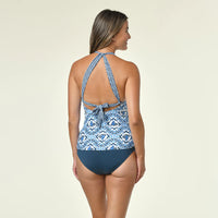 Louise Wrap Tankini Sunset Ceramic