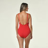 Jackie High Neck Red