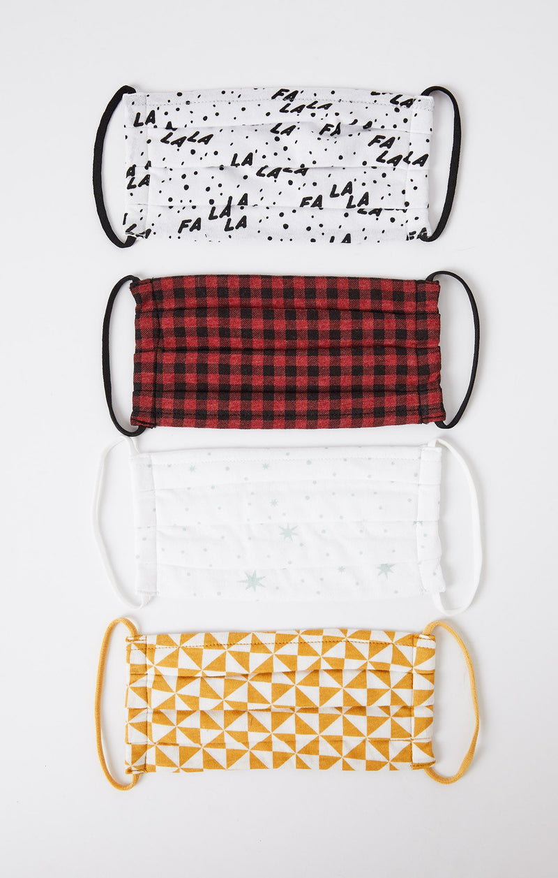 Z Supply 4 Pack Masks Holiday