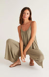 Flared Jumpsuit Smoked Sage