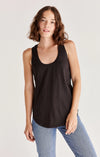 Relaxed Slub Tank Black
