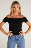 Beth Off The Shoulder Top Black