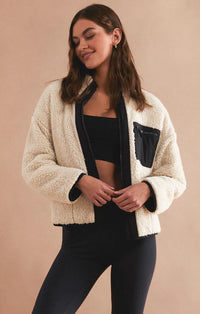On The Go Reversible Quilted Sherpa Jacket