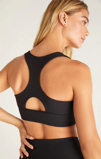 Reform Rib Sports Bra Black