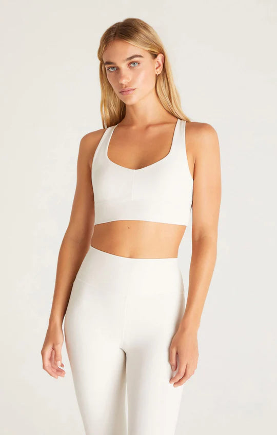 Reform Rib Sports Bra Sandstone