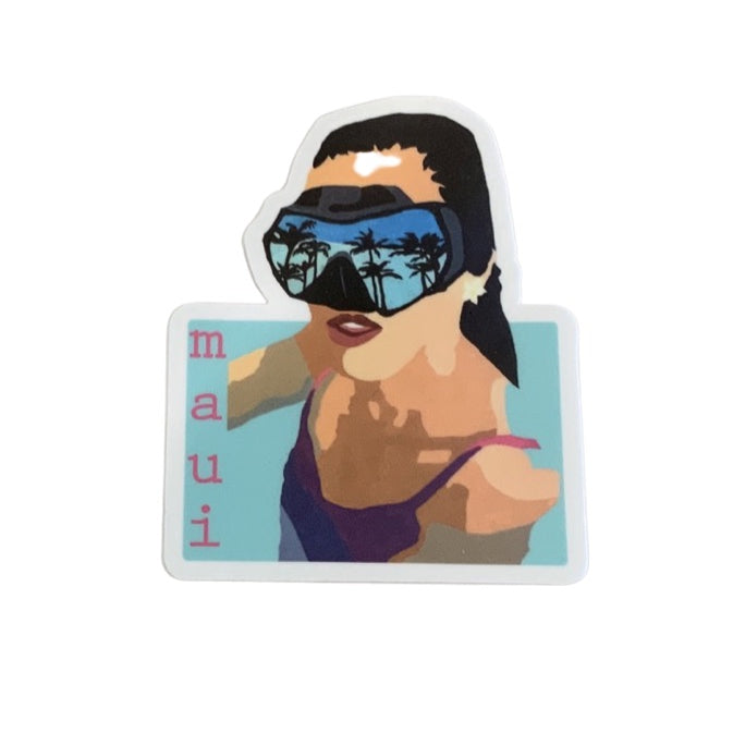 Above & Below Sticker