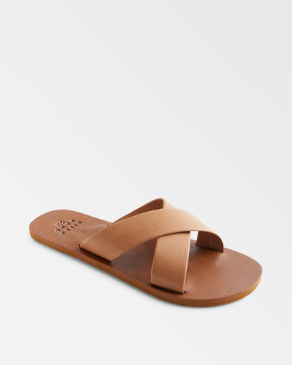 See Thru Sandal Tan
