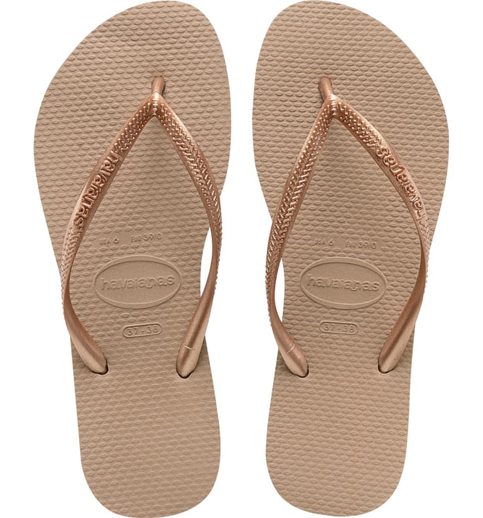 Slim Sandals Rose Gold