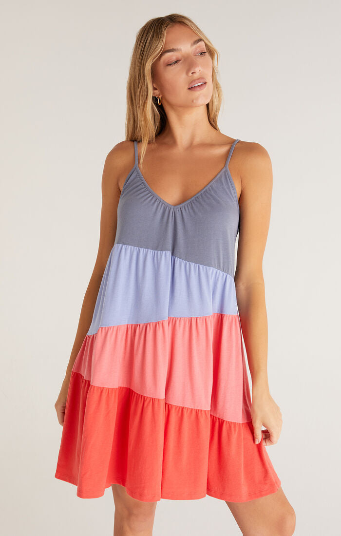 Amalfi Colorblock Dress in Bluebird