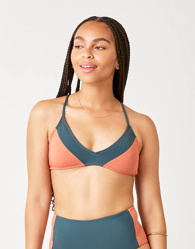Tamarindo Top Eden/Clay Colorblock