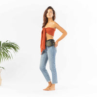Lanai Mini Hip Pack Gold on Black