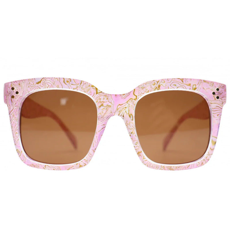 Waverly Matt Pink Swirl/Brown