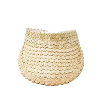 Straw Visor Natural