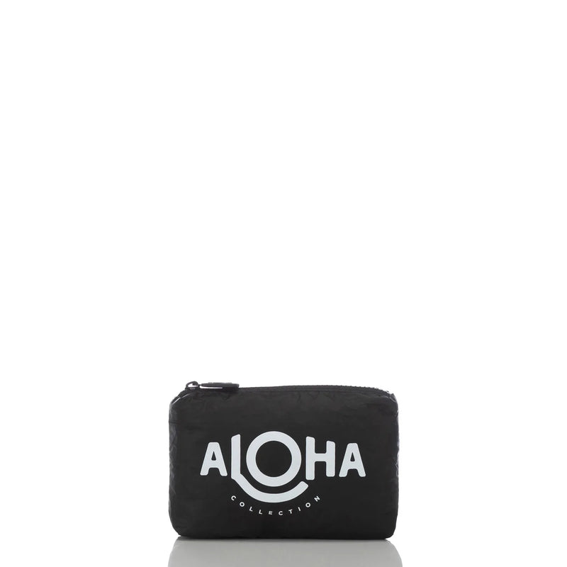 Original Mini Pouch White on Black