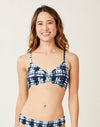 Camari Top Navy Tie Dye