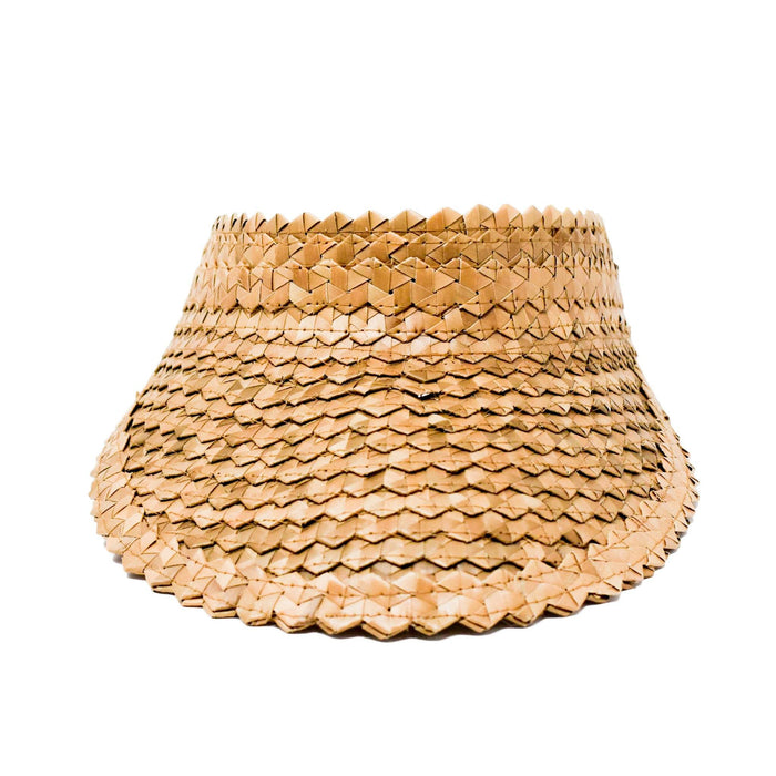 Straw Visor Caramel