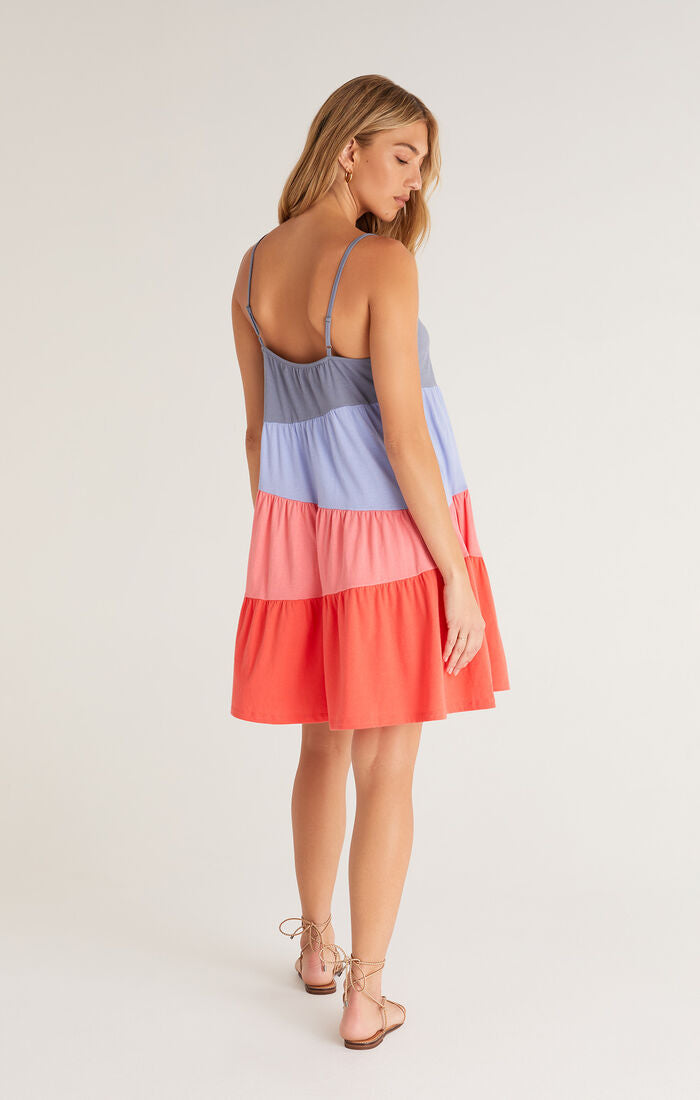 Amalfi Colorblock Dress in Bluebird