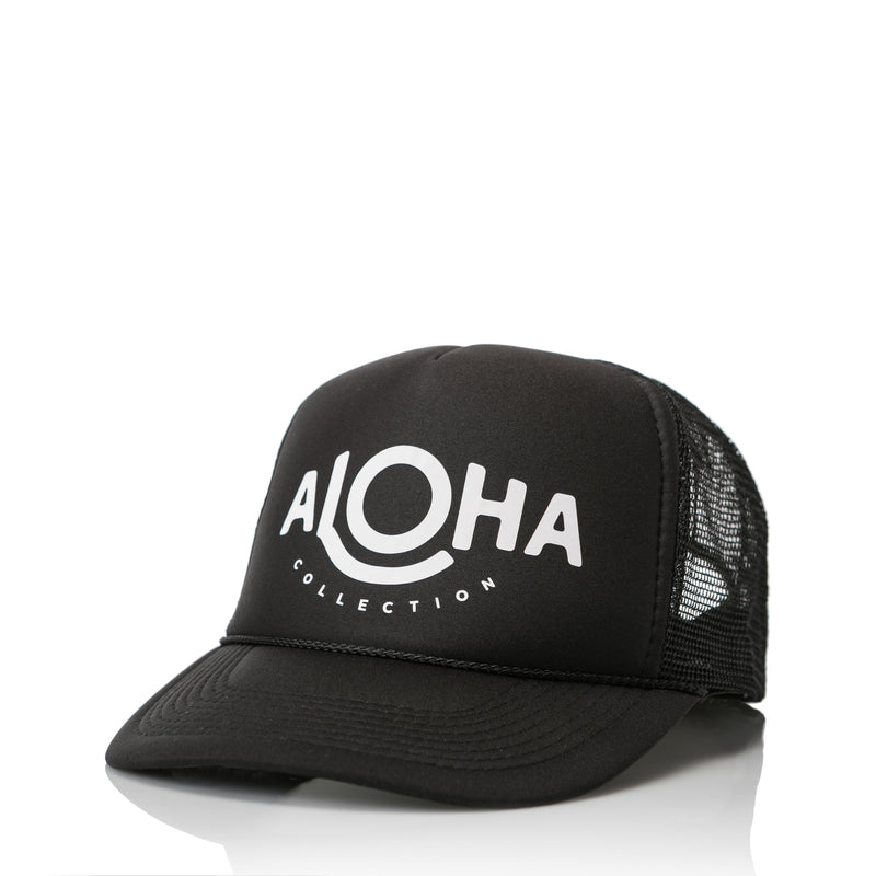 Aloha Trucker Hat Black