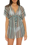 Siene Knit Tunic Iced Aqua