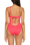 High Neck One Piece Grapefruit