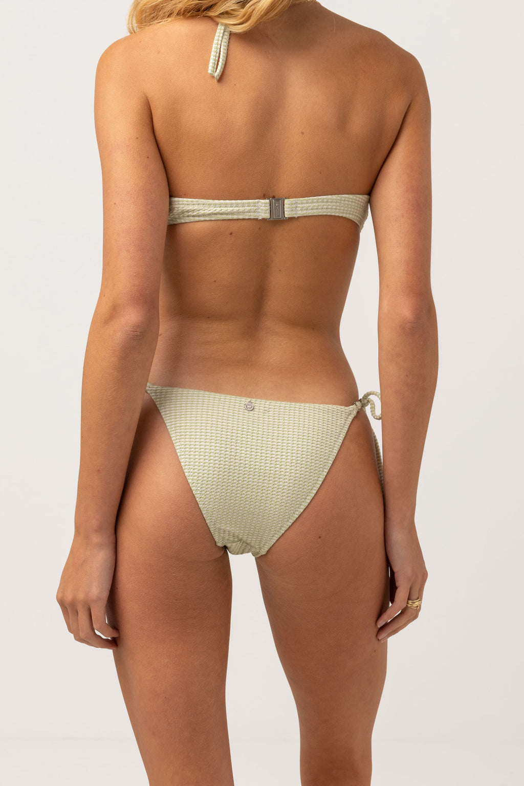 Maisy Check Tie Side Itsy Bottom Sage