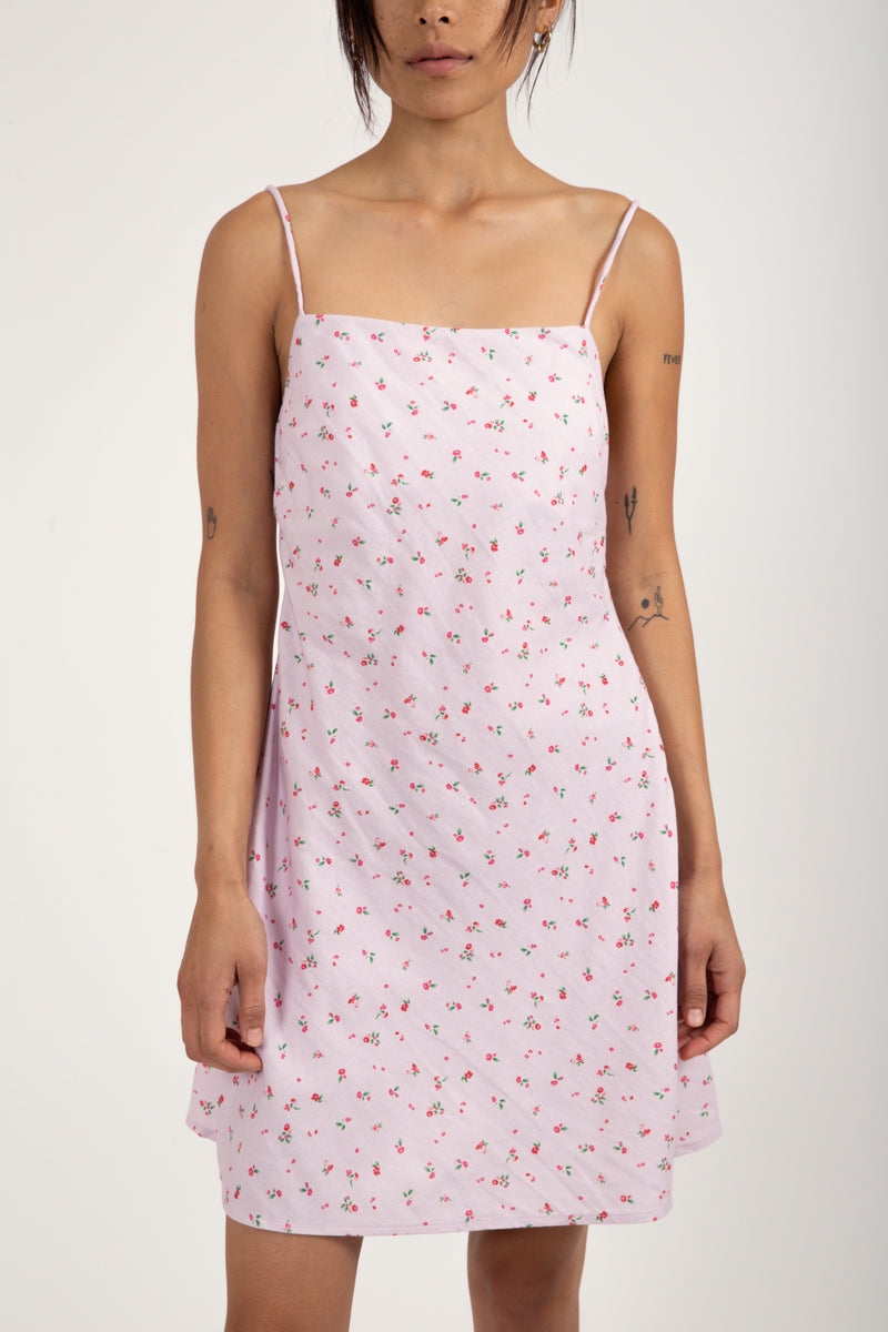 Isle Bias Cut Mini Dress