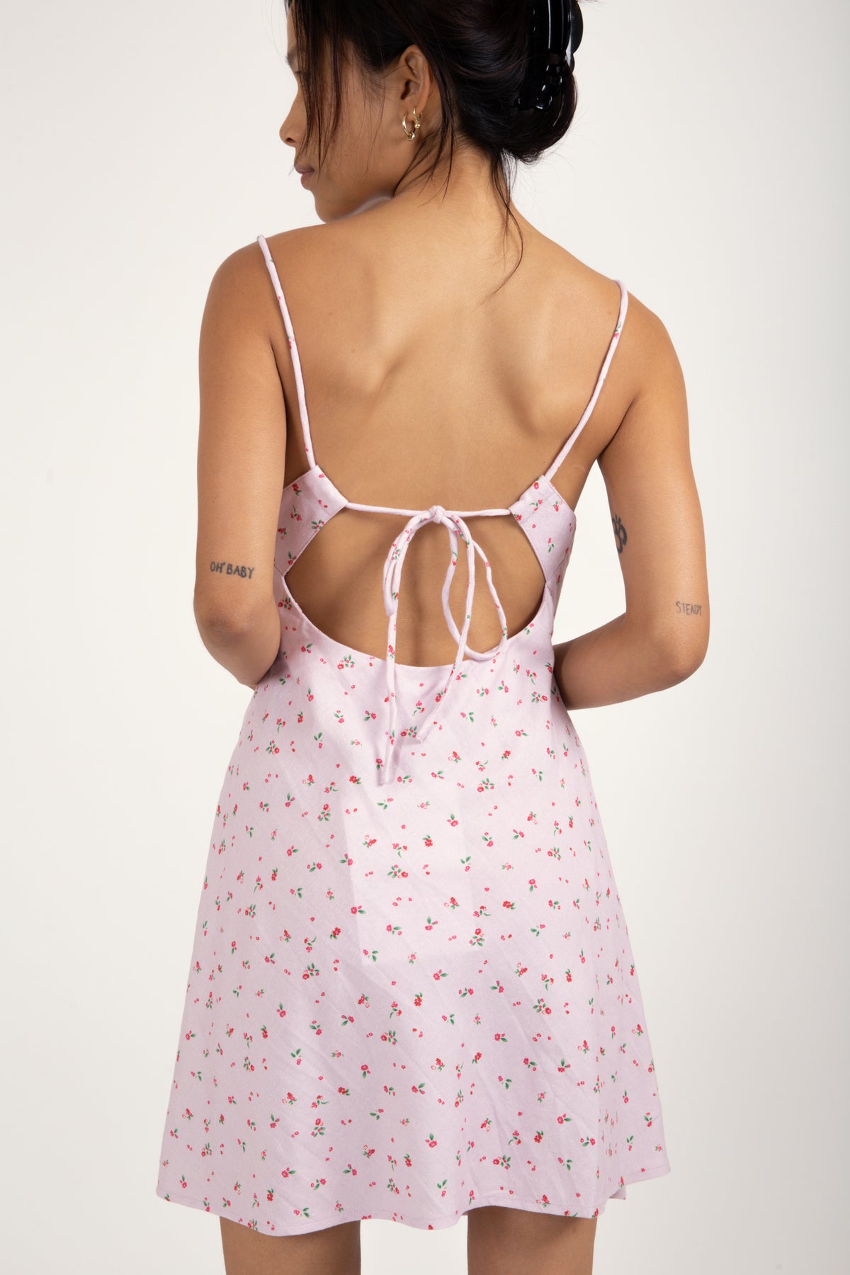 Isle Bias Cut Mini Dress