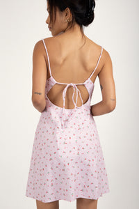 Isle Bias Cut Mini Dress